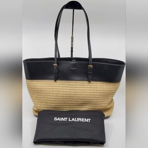 YSL Raffia Tote